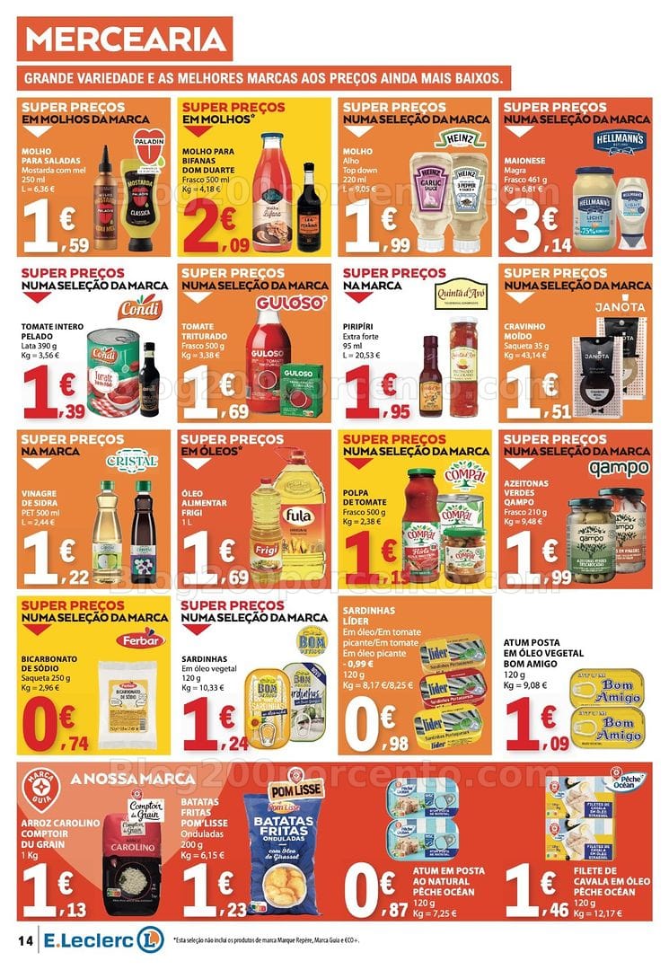 Antevisão Folheto E-LECLERC Promoções de 24 a 30 setembro